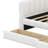 Upholstered Platform Bed With USB And 2 Drawers-983156843