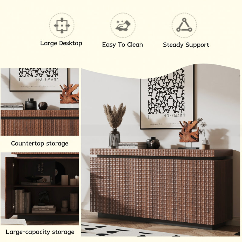 Modern Accent Storage Sideboard