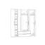 Ralleigh 4 Door Manufactured Wood Wardrobe