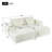 86.6" Modern Corduroy Loveseat Sleeper Sofa,All-Sponge Double Sofa Bed With 2 Pillows-1610203199