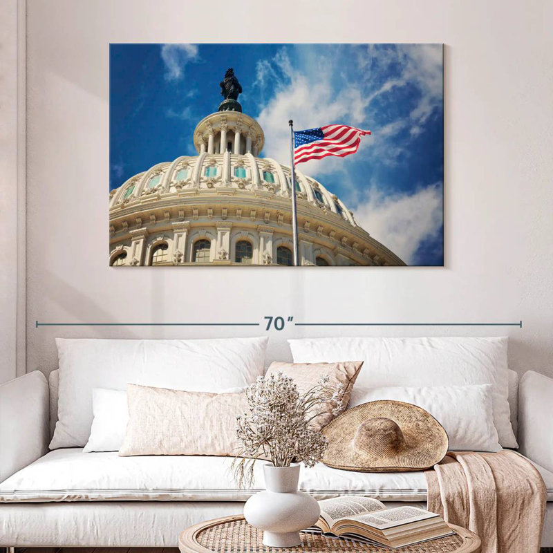 Lilie Washington DC Capitol Dome, 32" H x 48" W