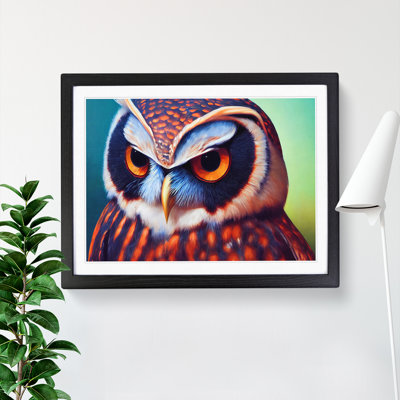 Brilliant Owl - Single Picture Frame Print