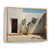 Toile naturelle avec cadre flottant