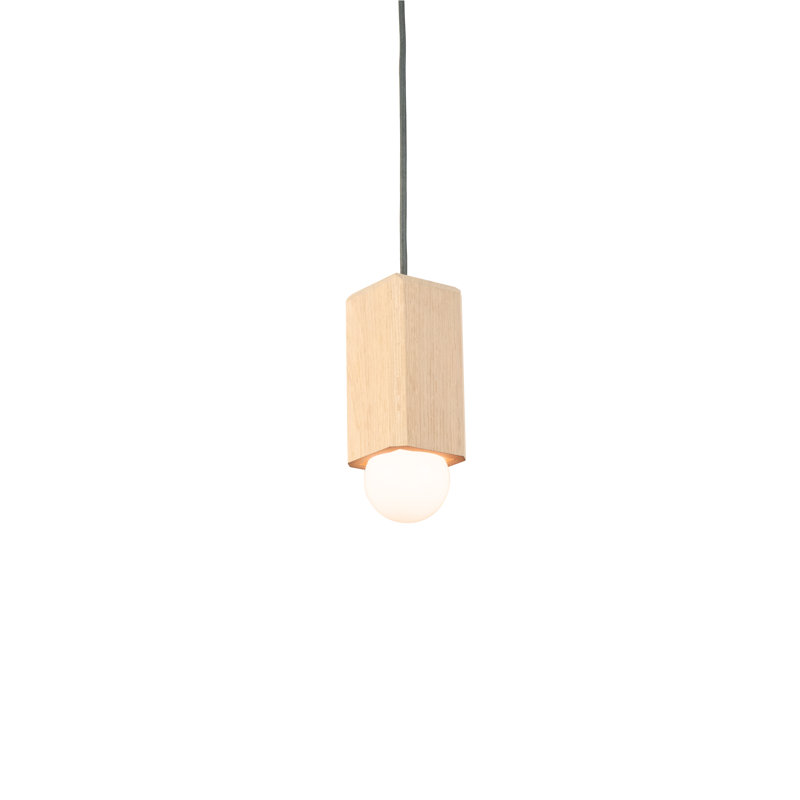 Cano 1 - Light Pendant, Incandescent, White Washed Oak
