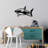 Decorative Metal Wall Accessory, Black, 19.7 x 11.0 inches | 100% Metal with 0.06-inch Thickness | Lightweight (0.8 lbs), Easy to Hang | Modern Home Decor, Stylish and Durable for Any Room