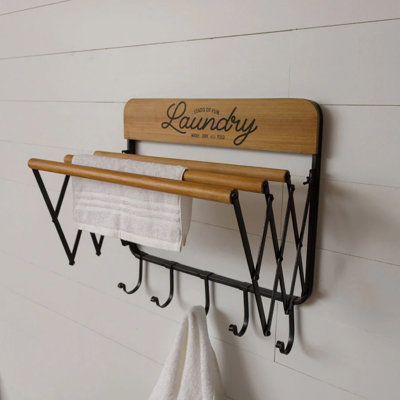 Wall Mounted Collapsible Drying Rack