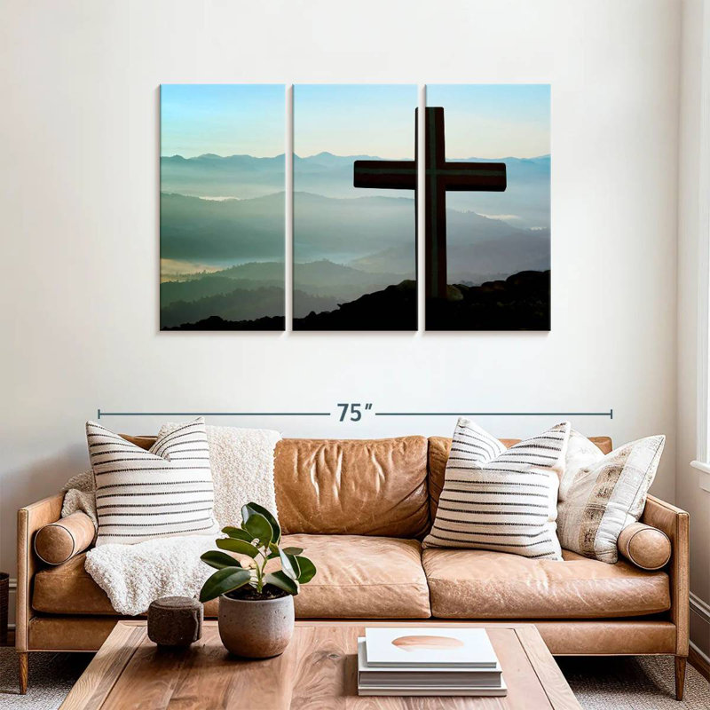 Adella Mountain Cross, 36" H x 57" W
