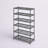 TRINITY Dark Gray 6-Tier Slat Shoe Rack