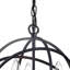Luminaire suspendu sphère unique 3 lumières Eastcote