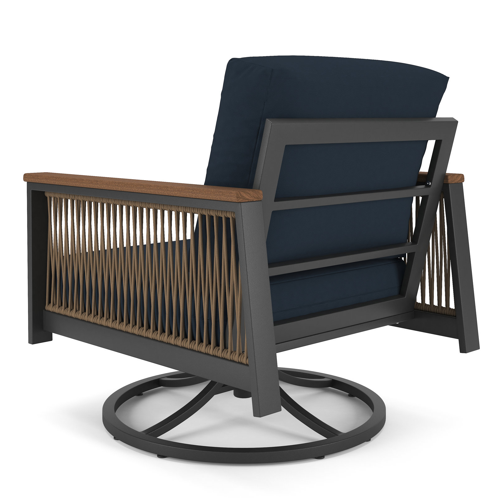 Townsend Sunbrella® Patio Rocking Chair, Canvas Navy Sunbrella® Canvas