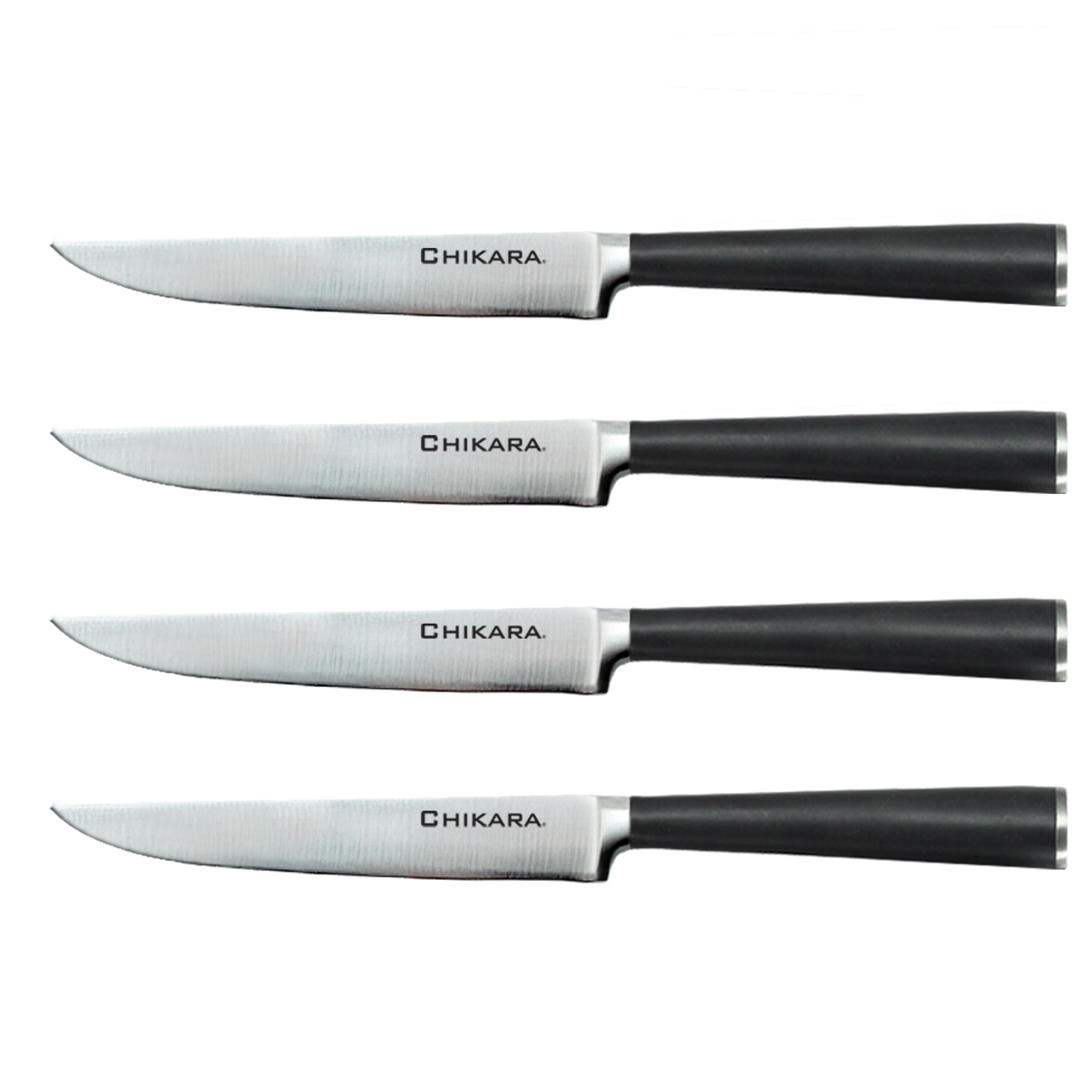 Ginsu Chikara Series 8 Piece High Carbon Stainless Steel Knife Block Set &  Reviews