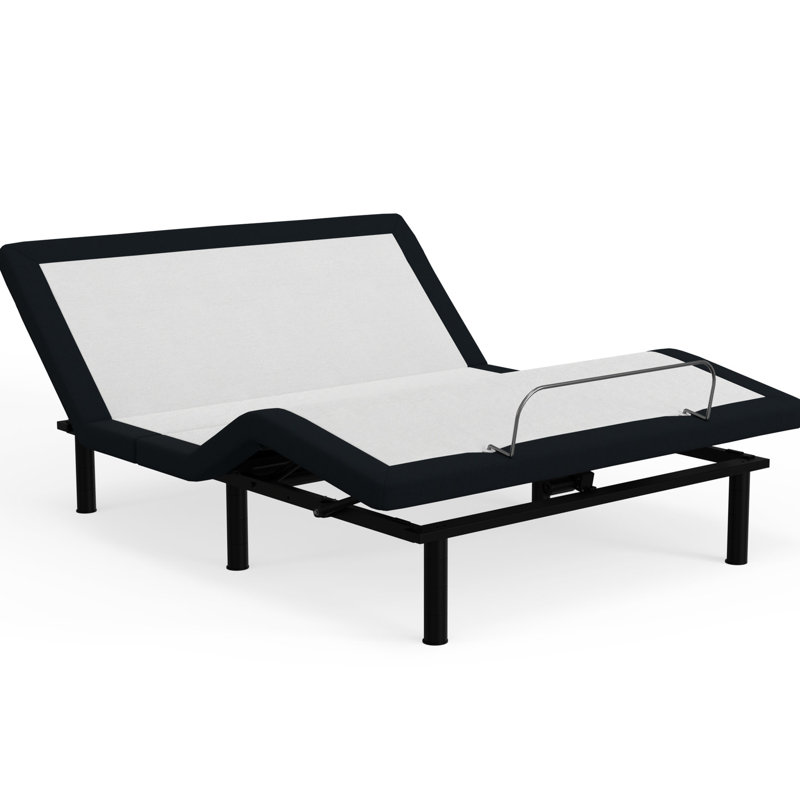 Base grand modèle 3 avec support zéro et métal pour un lit de meilleure posture Options réglables - articulations du pied de la tête, boutons de mémoire, télécommande sans fil, structure grise
