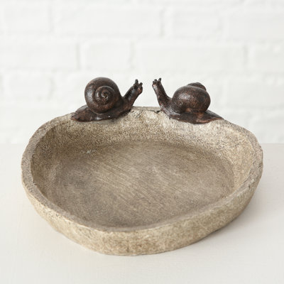 Resin Flat Bottom Birdbath