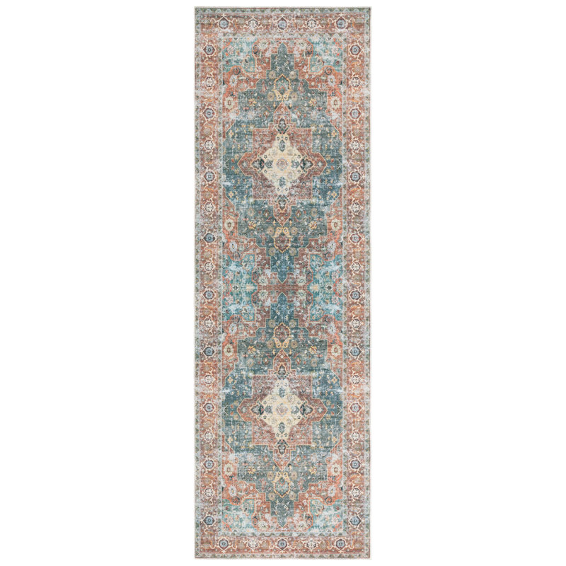 Ramayo Performance Machine Washable Oriental Rug, Runner 2'6" x 8'
