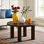 Solid Wood Four Leg Coffee Table 90x90cm