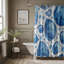 Denim Drops - Rideau de douche Premium-247997161