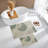 Luxurious Bathmat Set (2 Pieces) - Green, 19.7 x 23.6 inches & 23.6 x 39.4 inches | 100% Polyester, 650 g/m², Pile Height: 0.2 inches | Non-Slip Underside with Dot Base, Machine Washable, Elegant & Functional Design