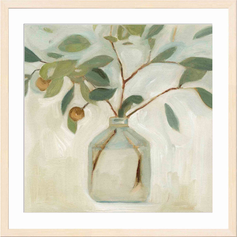 " Neutral Arrangement I " Painting Print, Maple, 25.8" H x 25.8" W x 1.18" D