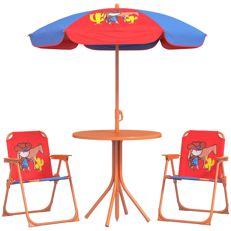 Gomer Kids 4 Piece Round and Chair Set