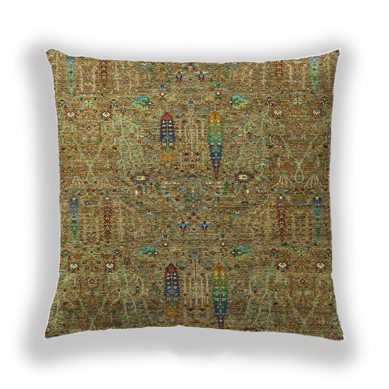 Coussin Abstract 2341, Microsuède