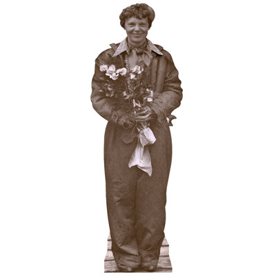 Amelia Earhart Cardboard Standup