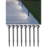 Led Solar Pathway Landscape Light, Motion Sensor, 6500k Pure White