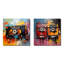 Caméra colorée colorée Insta Gram I - cassettes, ensemble de 2 reproductions d'art mural-102587185-102587189