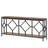 Très longue table d'appoint 70,86 po, console 2 niveaux-209094327