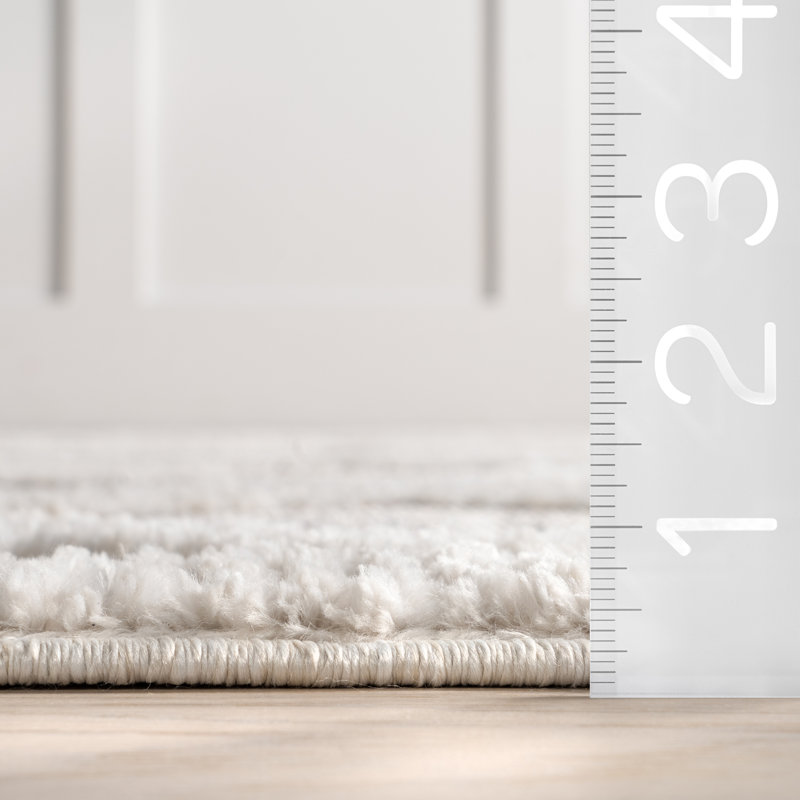 Tapis à pampille marocain, Rectangle 9 pi x 12 pi
