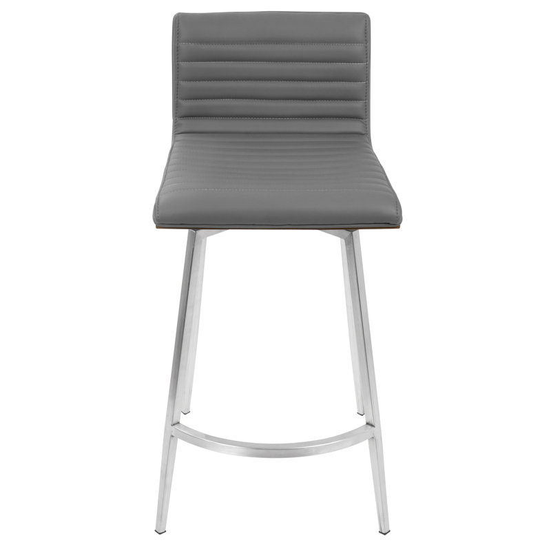 Tabouret de comptoir pivotant 24,5 po Middlebrook, Gris clair