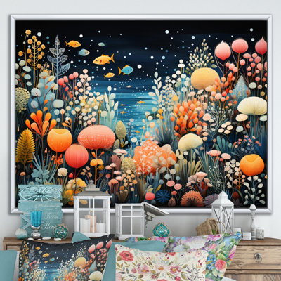 Aquariums Aquatic Pointillism An II, reproduction d'art sur toile