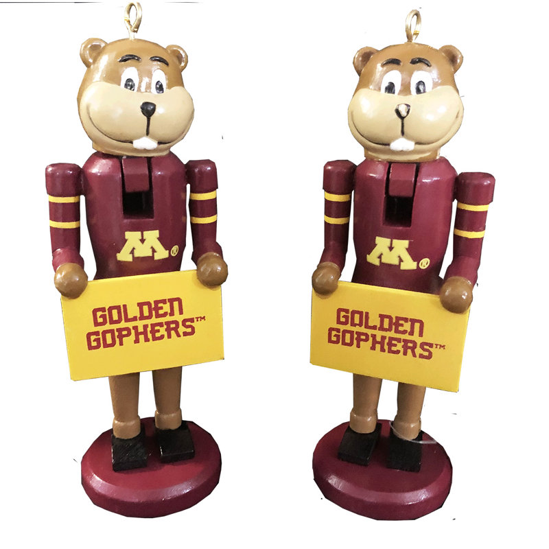 Ornement suspendu de casse-noisette NCAA Football, Université du Minnesota, Twin Cities