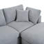 Canapé modulaire en U avec coussins amovibles en forme de U 130,3 po Moxlune-616442249