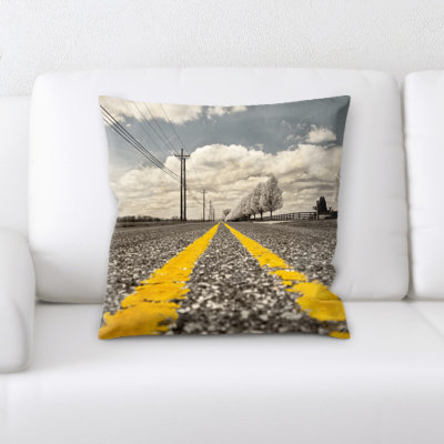 Microsuede Throw Pillow