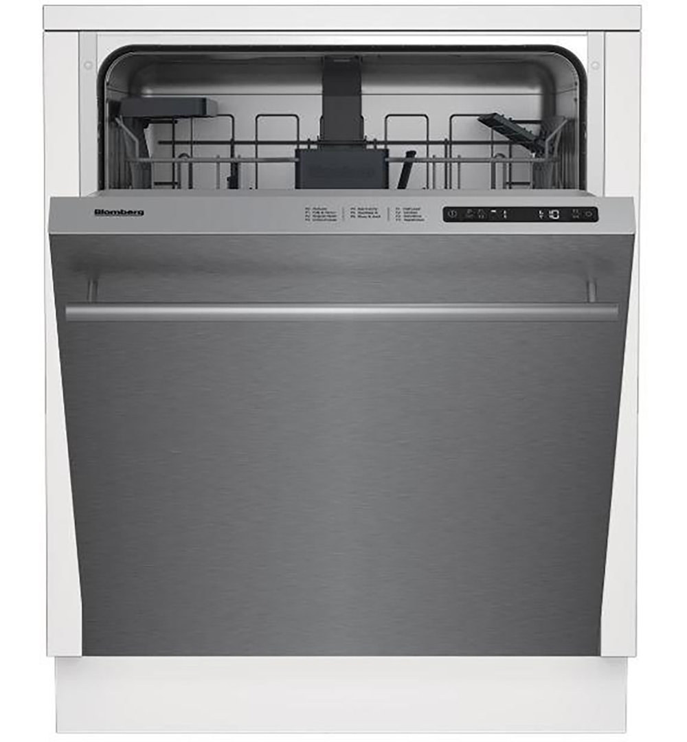 Blomberg 24" Dishwasher ADA Stainless Steel w/ Bar Handle 48dBA Top Control 6 cycle, Beam on Floor Blomberg