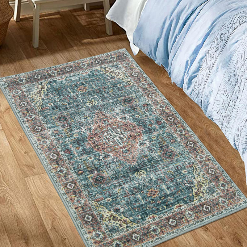 Abstract Machine Printed Area Rug, Rectangle 120 x 170 cm