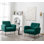 Fauteuil capitonné de 29 po de largeur Alixon