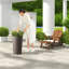 Jardinières modernes et durables, en polypropylène, style contemporain pour la maison et le jardin