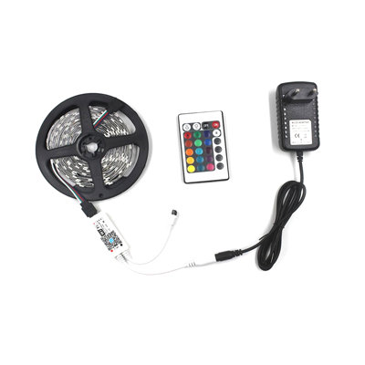 The Holiday Aisle® LED Flexible Strip Light Complete Kit - RGB