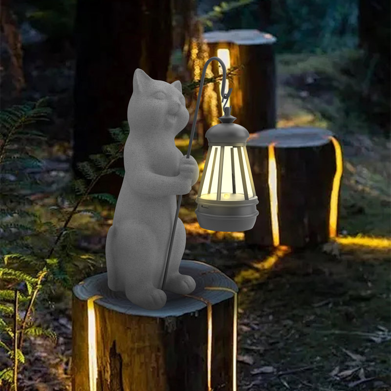 Resin Garden Statue, Grey