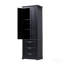 Armoire de rangement haute avec trois tiroirs pour salle de bain / bureau, noir (ancien sku: Wf299282aab)-134398024