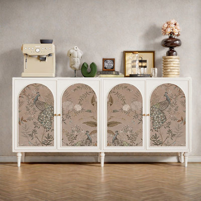 Buffet à motifs artistiques de style français