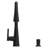 Pfister Barulli 1-Handle Pull-Down Matte Black Kitchen Faucet with Soap Dispenser-65211678