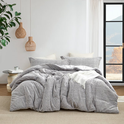 Glacier Frost - Coma Inducer Oversized Comforter Set - Snowy Gray