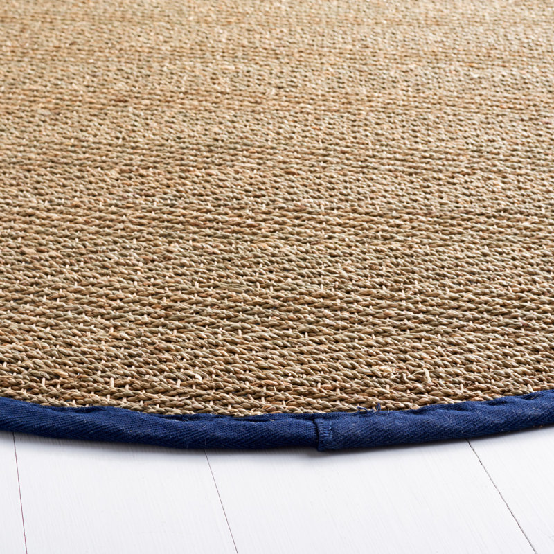 Tapis naturel / bleu Chester, Rond 6 pi