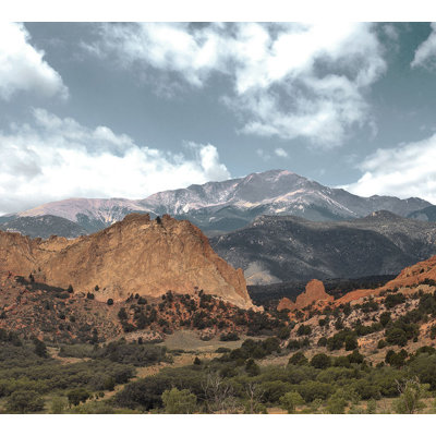 «Through The Pikes Peak VI» par David Brown - Art mural encadré