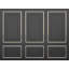 Panneau mural gris anthracite classique-1308403200