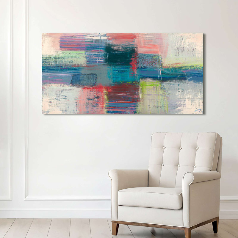 Abstract Summer Night by Lucas - Wrapped Canvas Print, 60 cm H x 120 cm W