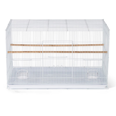 18'' Steel Flat Top Breeder Bird Cage with Perch