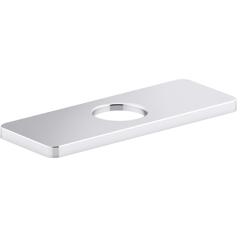 Parallel Escutcheon Plate, Polished Chrome